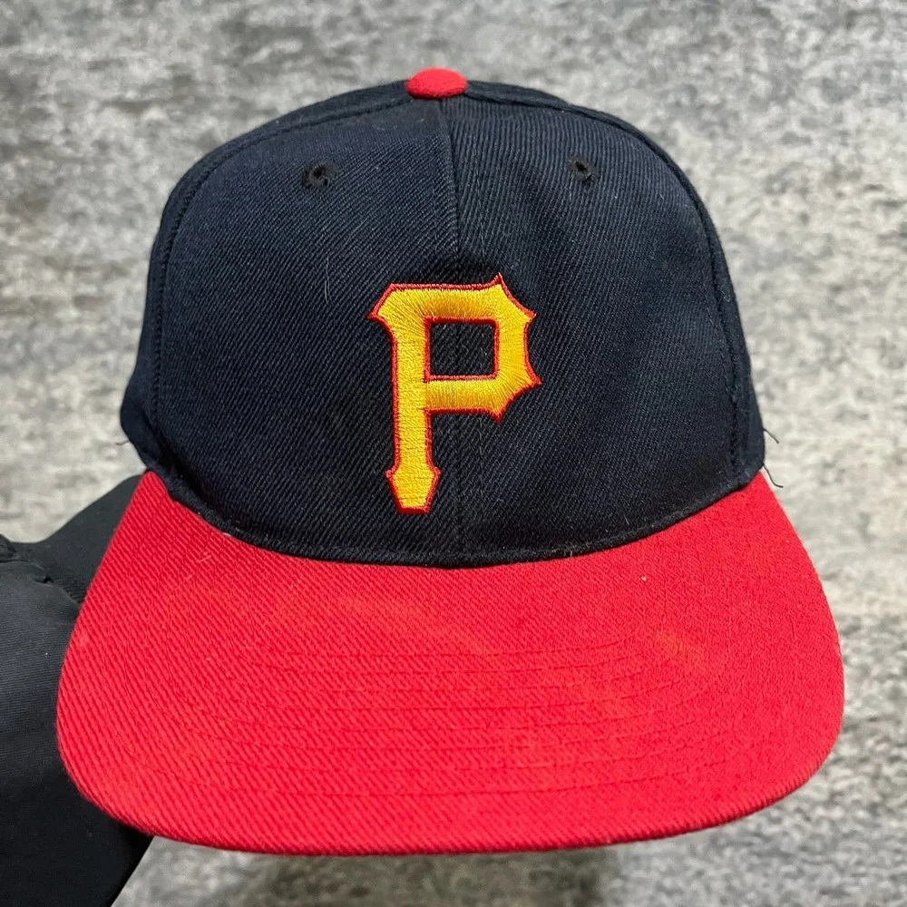 VTG Pittsburgh Pirates Sports Specialties Hat Snap Back Acrylic‎ Wool MLB 90s